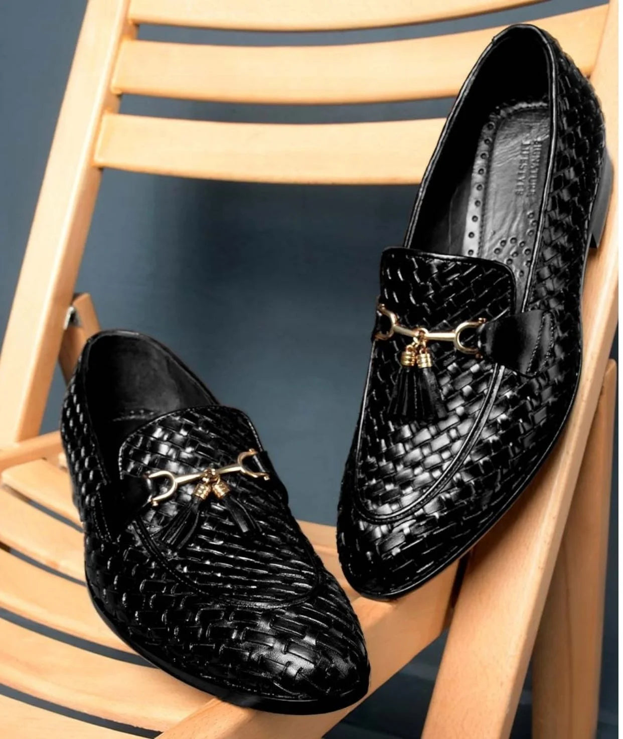 Black Tassel Loafer