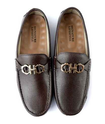 Brown Leather Classic Loafer